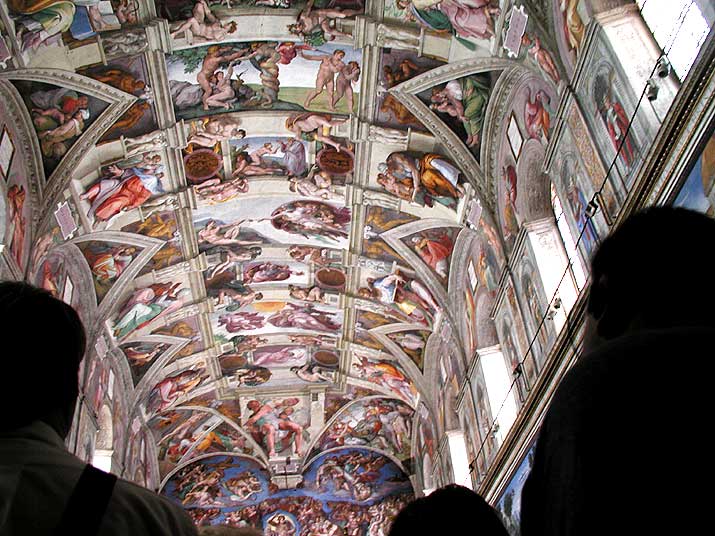 Photo of Sistine Chapel ceiling
