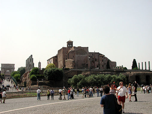 Overlooking the Forum