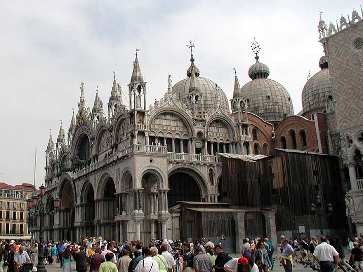 A daytime photo of the Basilica San Marco in Venice, Italy, from Randy
