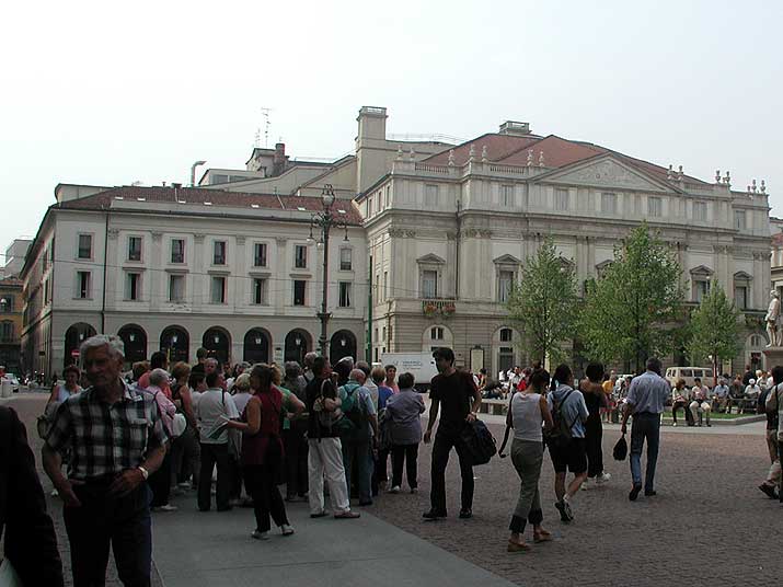 La Scala opera house in Milan, Italy