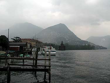 The lake at Lugano, Switzerland