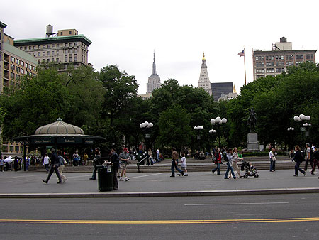 New York City Street Scene, Union Square