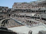 Randy's picture inside the Colosseum taken a day after the tour