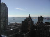 View from my room at the Marriott Financal Center
